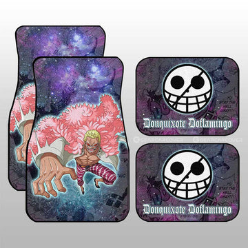 Donquixote Doflamingo Car Floor Mats Custom Car Accessories Manga Galaxy Style - Gearcarcover - 1