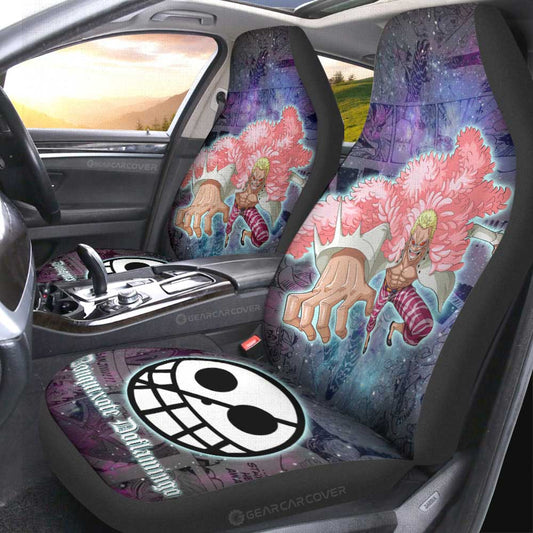 Donquixote Doflamingo Car Seat Covers Custom Car Accessories Manga Galaxy Style - Gearcarcover - 2