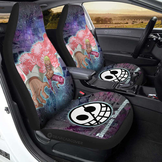 Donquixote Doflamingo Car Seat Covers Custom Car Accessories Manga Galaxy Style - Gearcarcover - 1