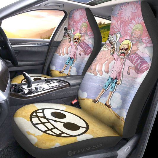 Donquixote Doflamingo Car Seat Covers Custom Map Car Accessories - Gearcarcover - 2