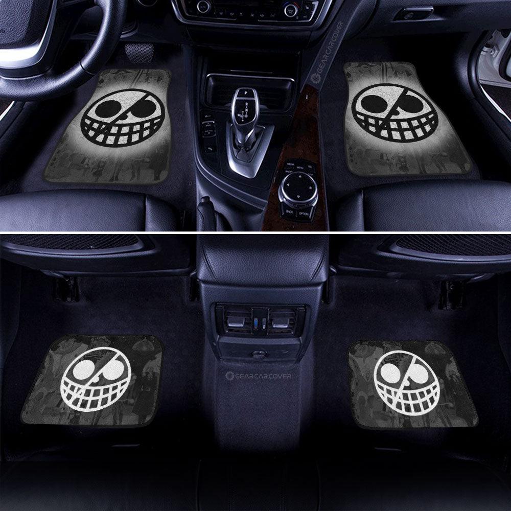 Donquixote Pirates Flag Car Floor Mats Custom Car Accessories - Gearcarcover - 3