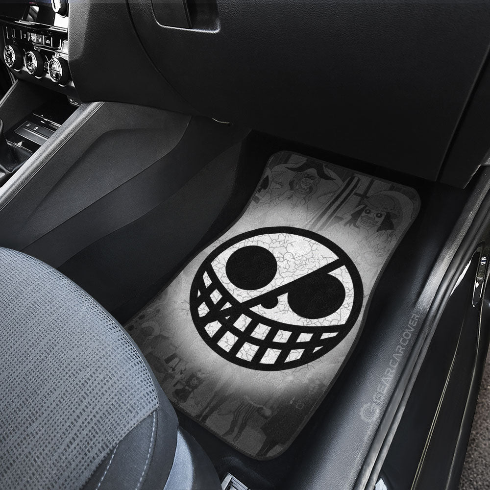 Donquixote Pirates Flag Car Floor Mats Custom Car Accessories - Gearcarcover - 4