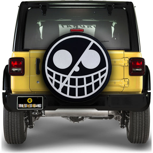 Donquixote Pirates Flag Spare Tire Covers Custom Car Accessories - Gearcarcover - 1