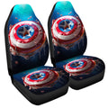 Donuts Car Seat Covers Custom Captain America Car Accessories - Gearcarcover - 3