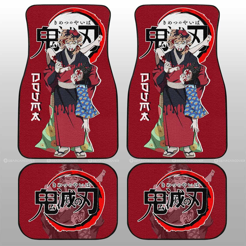 Douma Car Floor Mats Custom Demon Slayer Anime Car Accessories - Gearcarcover - 1