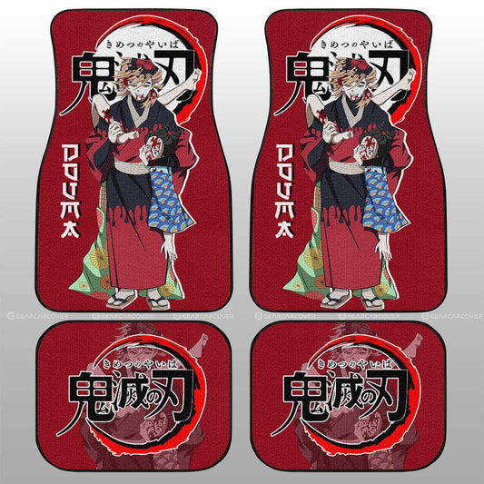 Douma Car Floor Mats Custom Demon Slayer Anime Car Accessories - Gearcarcover - 1