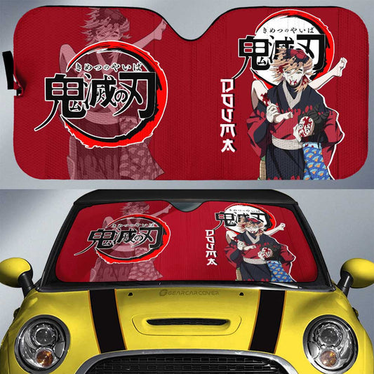 Douma Car Sunshade Custom Demon Slayer Anime Car Accessories - Gearcarcover - 1