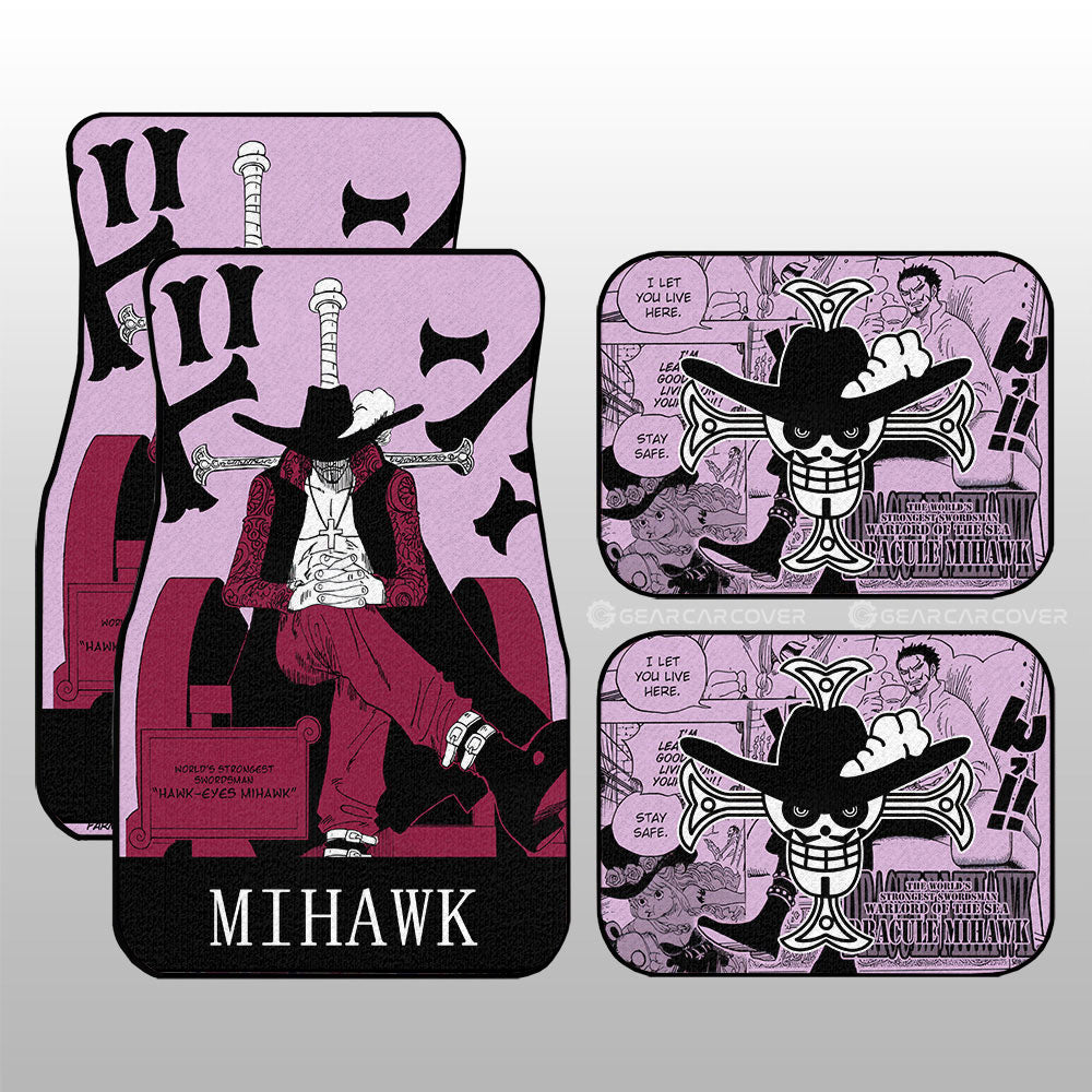 Dracule Mihawk Car Floor Mats Custom Car Accessories - Gearcarcover - 3