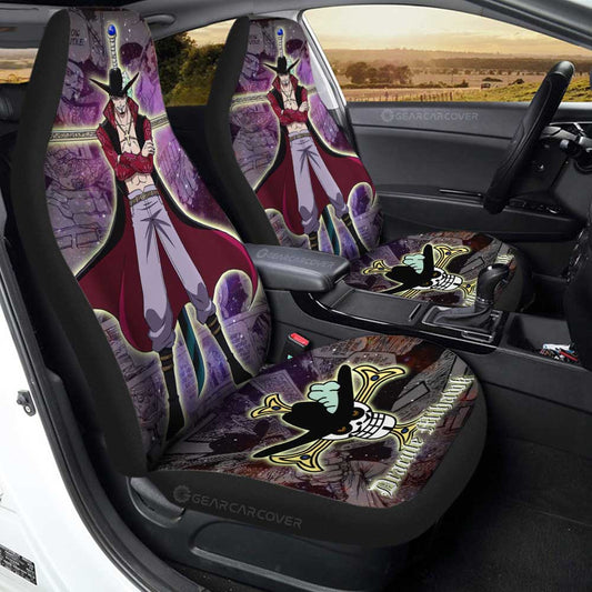 Dracule Mihawk Car Seat Covers Custom Car Accessories Manga Galaxy Style - Gearcarcover - 1