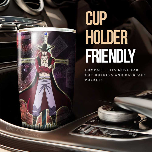 Dracule Mihawk Tumbler Cup Custom Car Accessories Manga Galaxy Style - Gearcarcover - 2