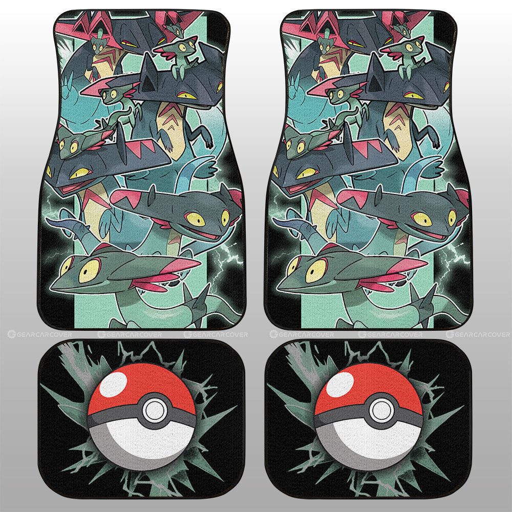 Dragapult Car Floor Mats Custom Car Accessories For Fans - Gearcarcover - 1