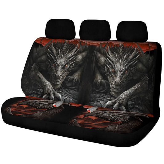 Dragon Car Back Seat Covers Custom Car Accessories - Gearcarcover - 1