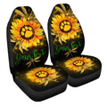 Dragonfly Car Seat Covers Personalized Sunflower Paws Car Accessories - Gearcarcover - 3