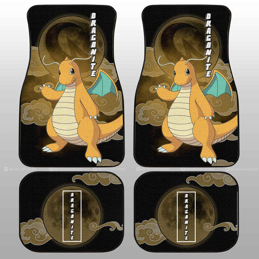 Dragonite Car Floor Mats Custom Anime Car Accessories For Anime Fans - Gearcarcover - 2