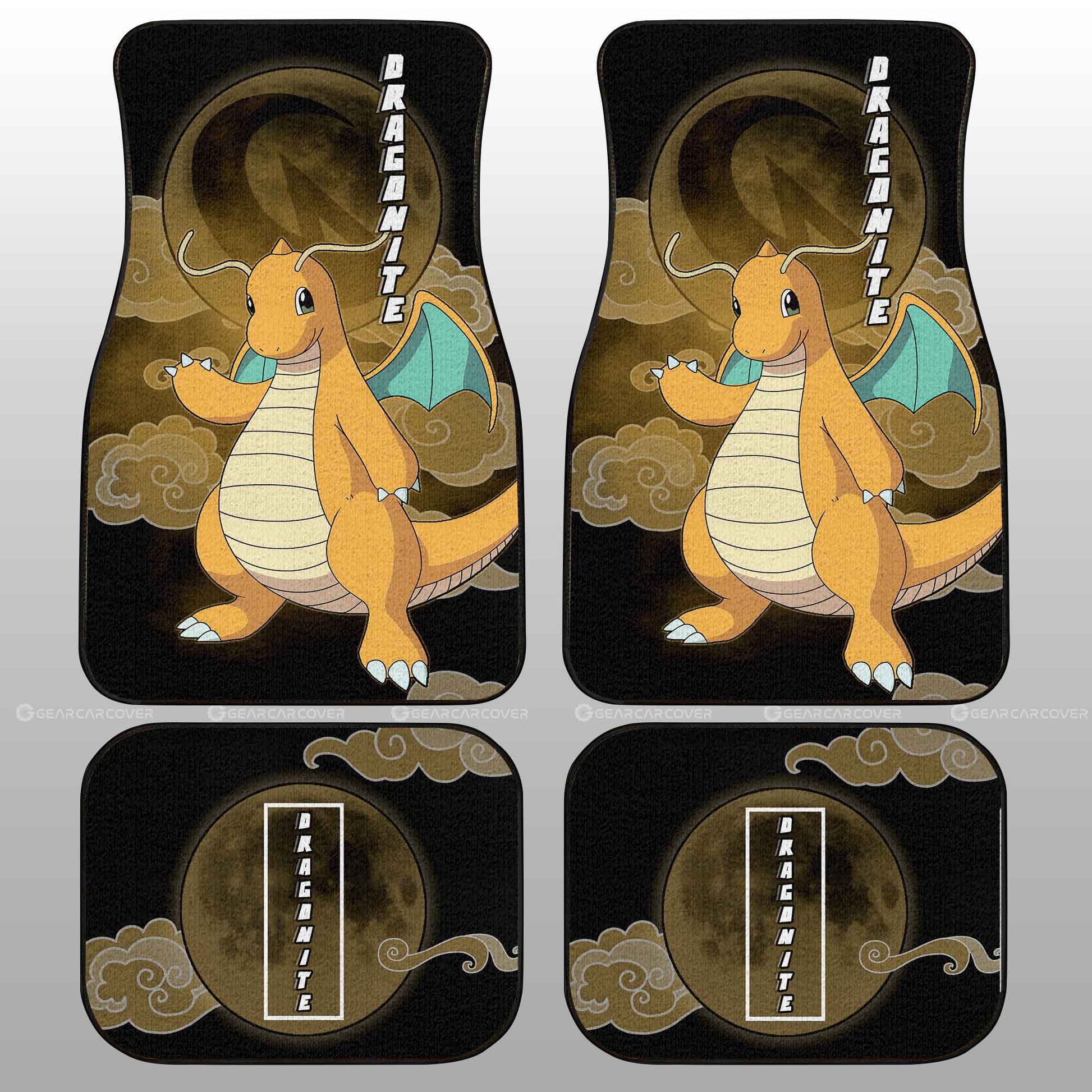 Dragonite Car Floor Mats Custom Car Accessories For Fans - Gearcarcover - 2