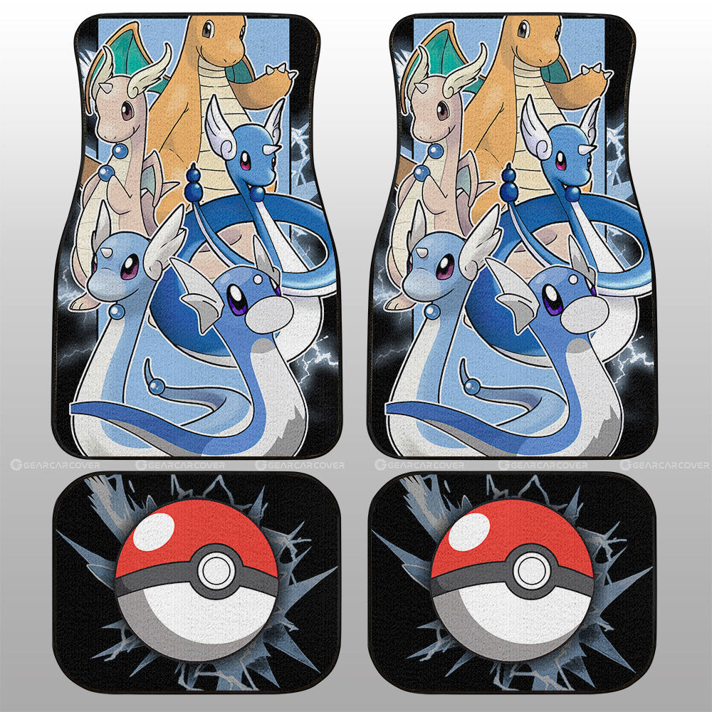 Dragonite Car Floor Mats Custom Car Accessories For Fans - Gearcarcover - 1
