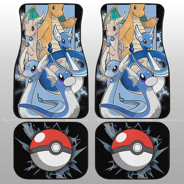 Dragonite Car Floor Mats Custom Car Accessories For Fans - Gearcarcover - 1