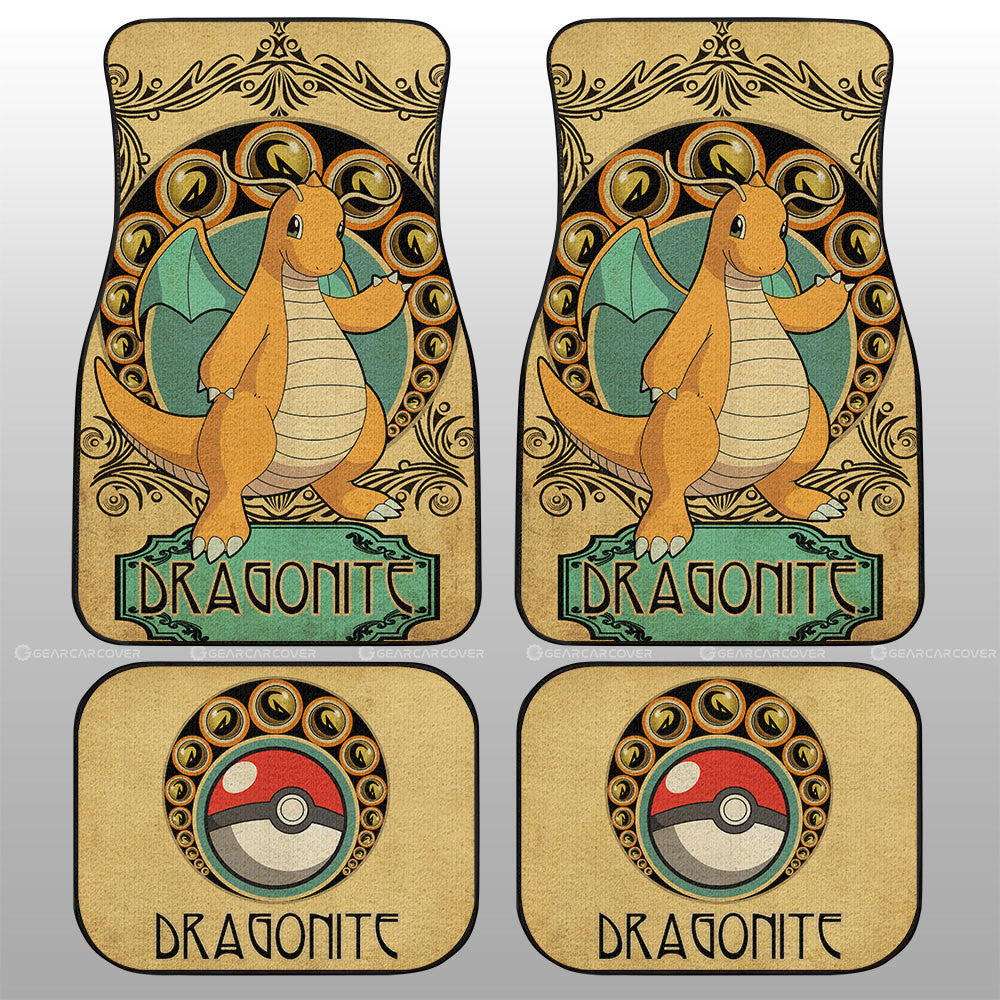 Dragonite Car Floor Mats Custom Car Interior Accessories - Gearcarcover - 1