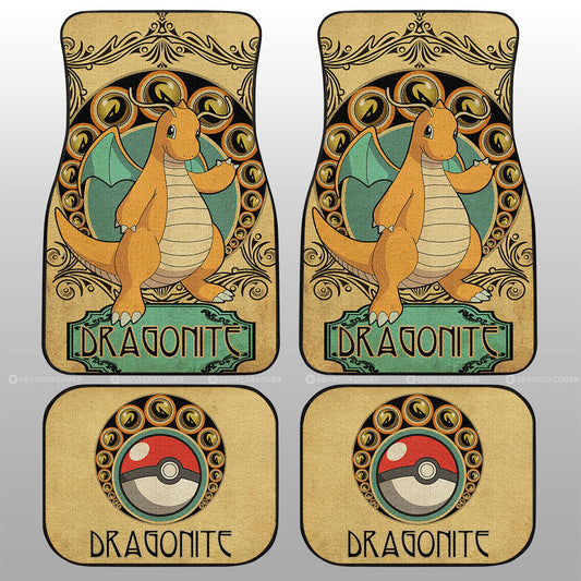 Dragonite Car Floor Mats Custom Car Interior Accessories - Gearcarcover - 1