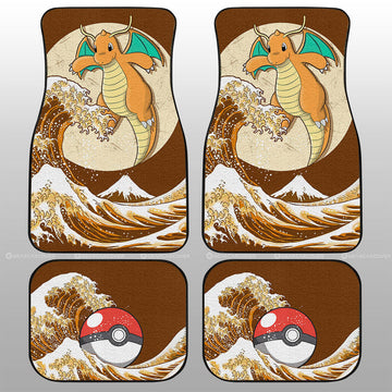 Dragonite Car Floor Mats Custom Pokemon Car Accessories - Gearcarcover - 1