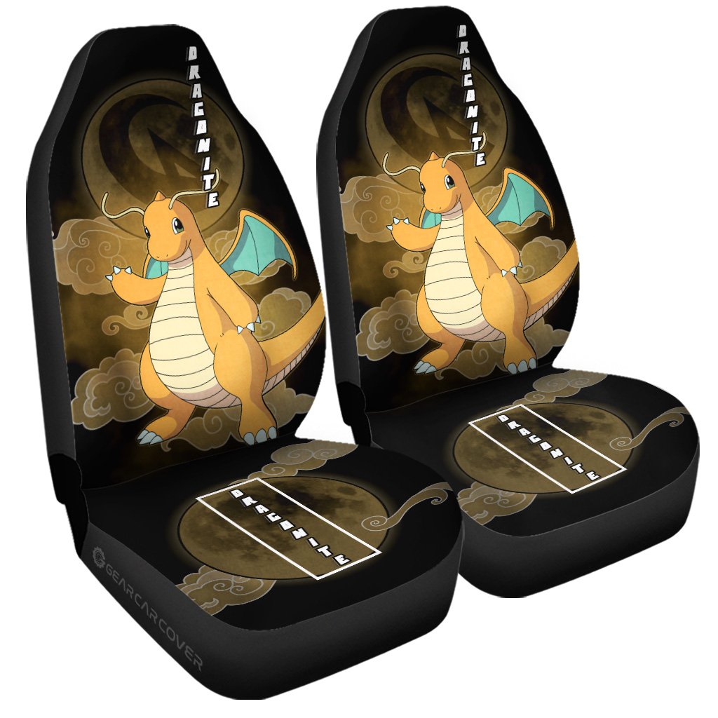 Dragonite Car Seat Covers Custom Anime Car Accessories For Anime Fans - Gearcarcover - 3