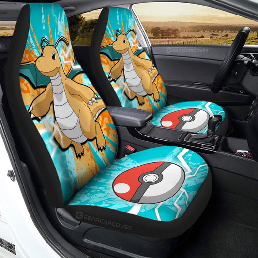 Dragonite Car Seat Covers Custom Car Accessories For Fans - Gearcarcover - 2