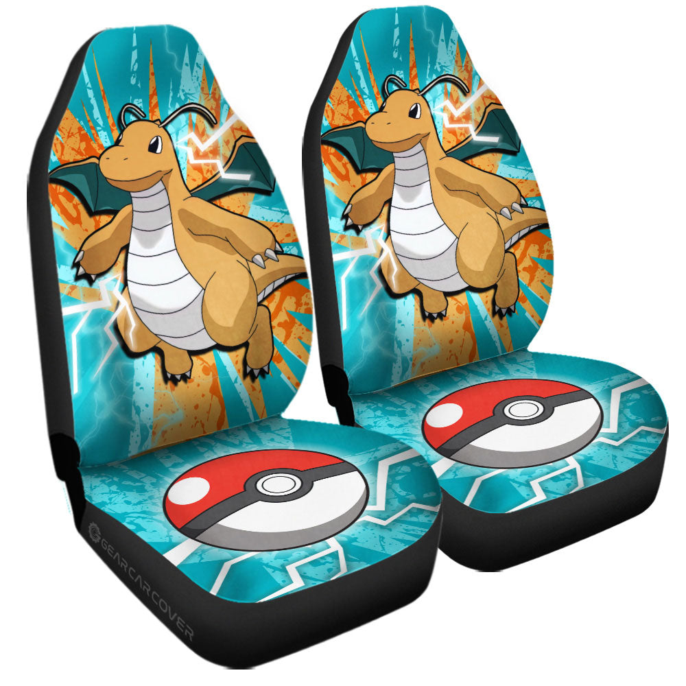 Dragonite Car Seat Covers Custom Car Accessories For Fans - Gearcarcover - 3