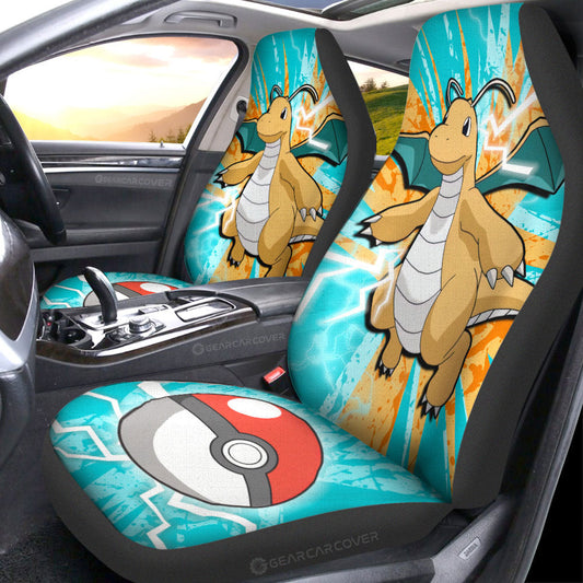 Dragonite Car Seat Covers Custom Car Accessories For Fans - Gearcarcover - 1