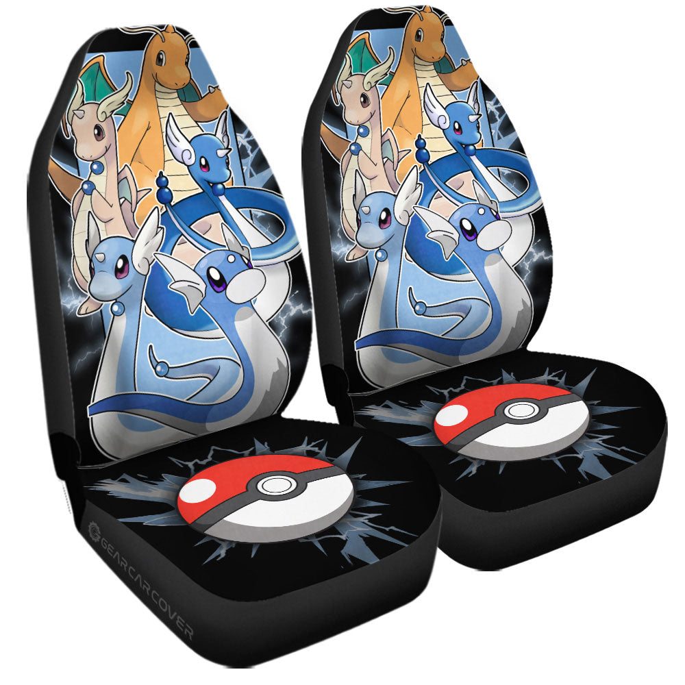 Dragonite Car Seat Covers Custom Car Accessories For Fans - Gearcarcover - 3