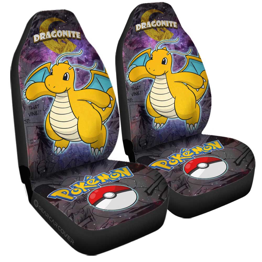 Dragonite Car Seat Covers Custom Galaxy Manga Style - Gearcarcover - 3