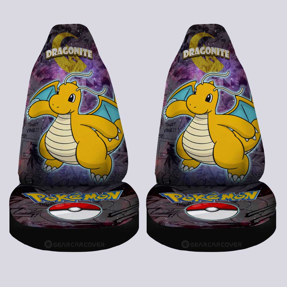 Dragonite Car Seat Covers Custom Galaxy Manga Style - Gearcarcover - 4