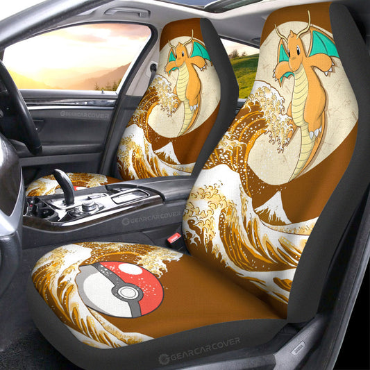 Dragonite Car Seat Covers Custom Pokemon Car Accessories - Gearcarcover - 1