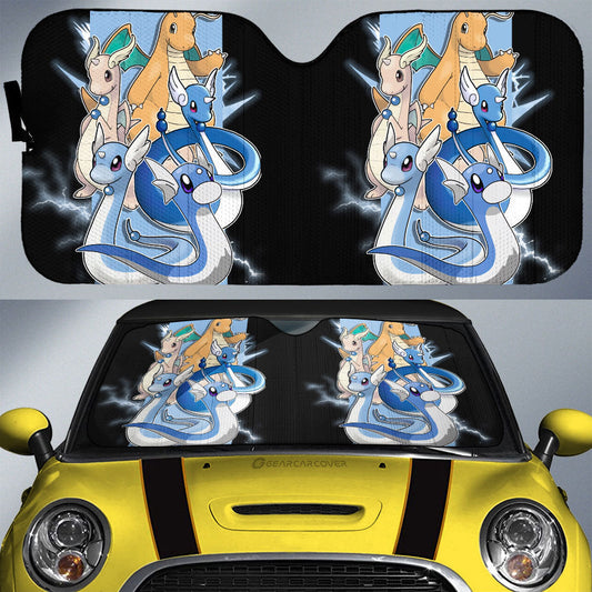 Dragonite Car Sunshade Custom Car Accessories For Fans - Gearcarcover - 1