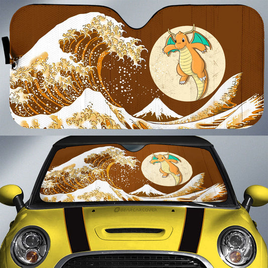 Dragonite Car Sunshade Custom Pokemon Car Accessories - Gearcarcover - 1