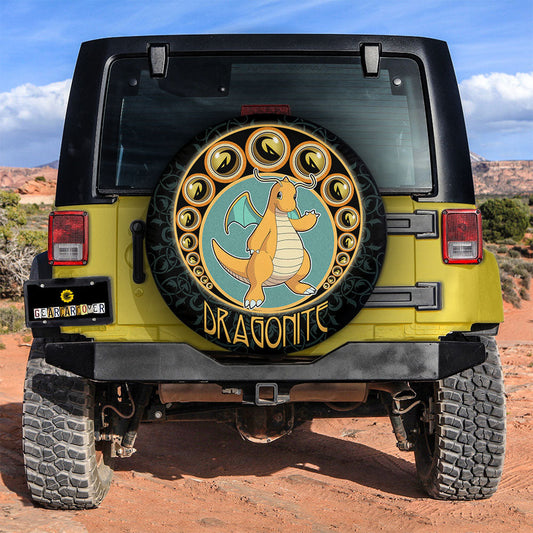 Dragonite Spare Tire Cover Custom Anime For Fans - Gearcarcover - 2