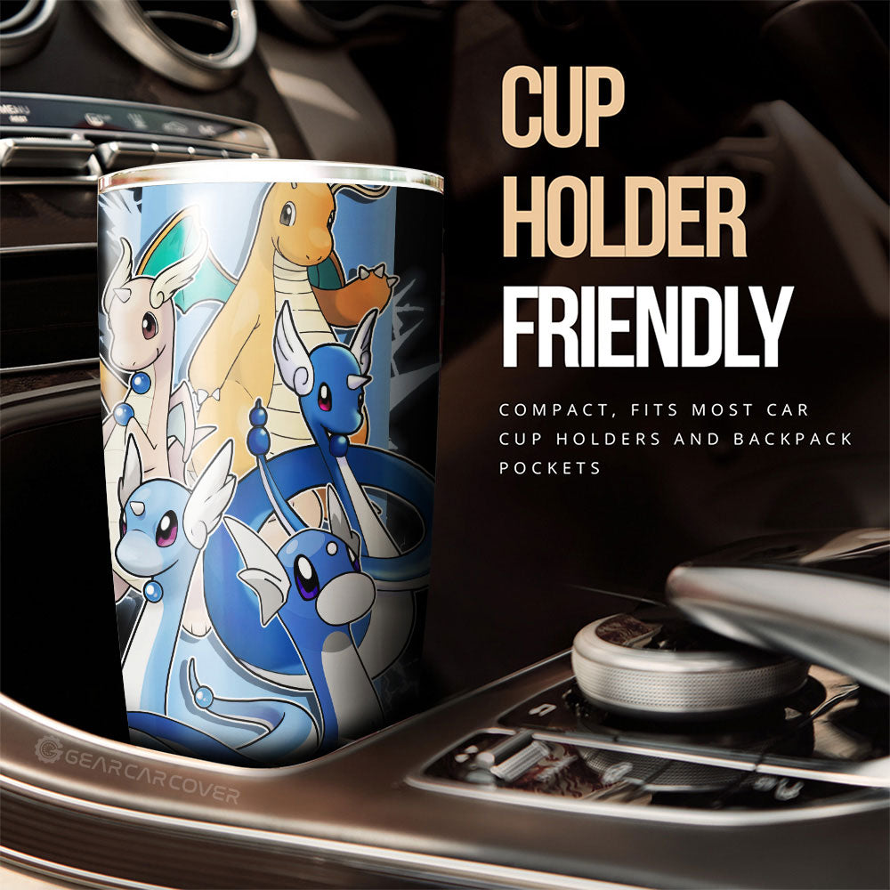 Dragonite Tumbler Cup Custom Car Accessories For Fans - Gearcarcover - 3