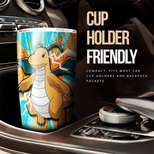 Dragonite Tumbler Cup Custom Car Interior Accessories - Gearcarcover - 2