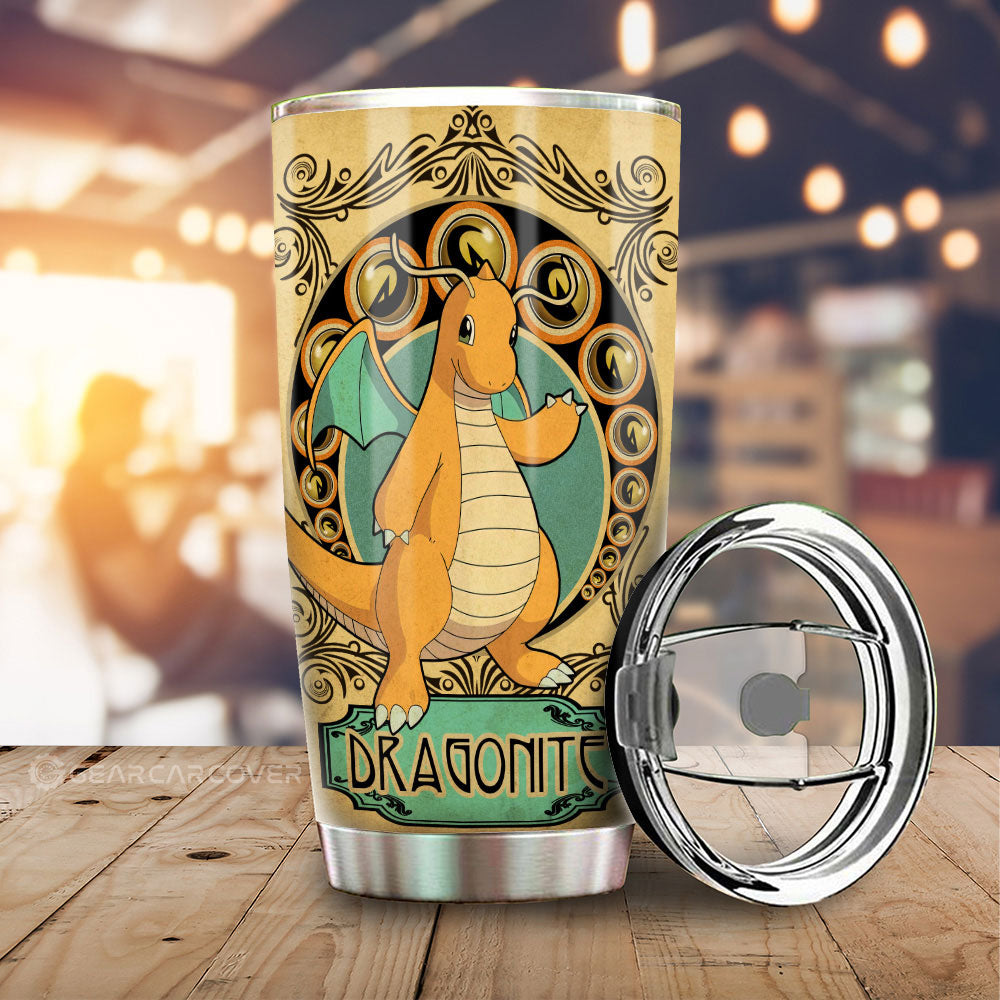 Dragonite Tumbler Cup Custom Car Interior Accessories - Gearcarcover - 1