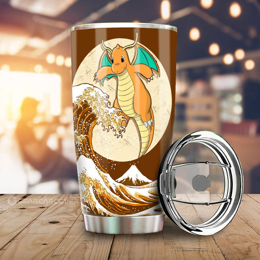 Dragonite Tumbler Cup Custom Pokemon Car Accessories - Gearcarcover - 1