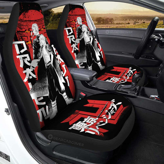 Draken x Baji Car Seat Covers Custom Anime Car Accessories - Gearcarcover - 2