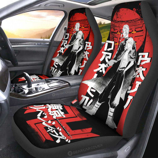 Draken x Baji Car Seat Covers Custom Anime Car Accessories - Gearcarcover - 1