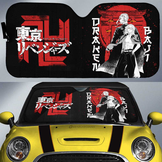 Draken x Baji Car Sunshade Custom Anime Car Accessories - Gearcarcover - 1