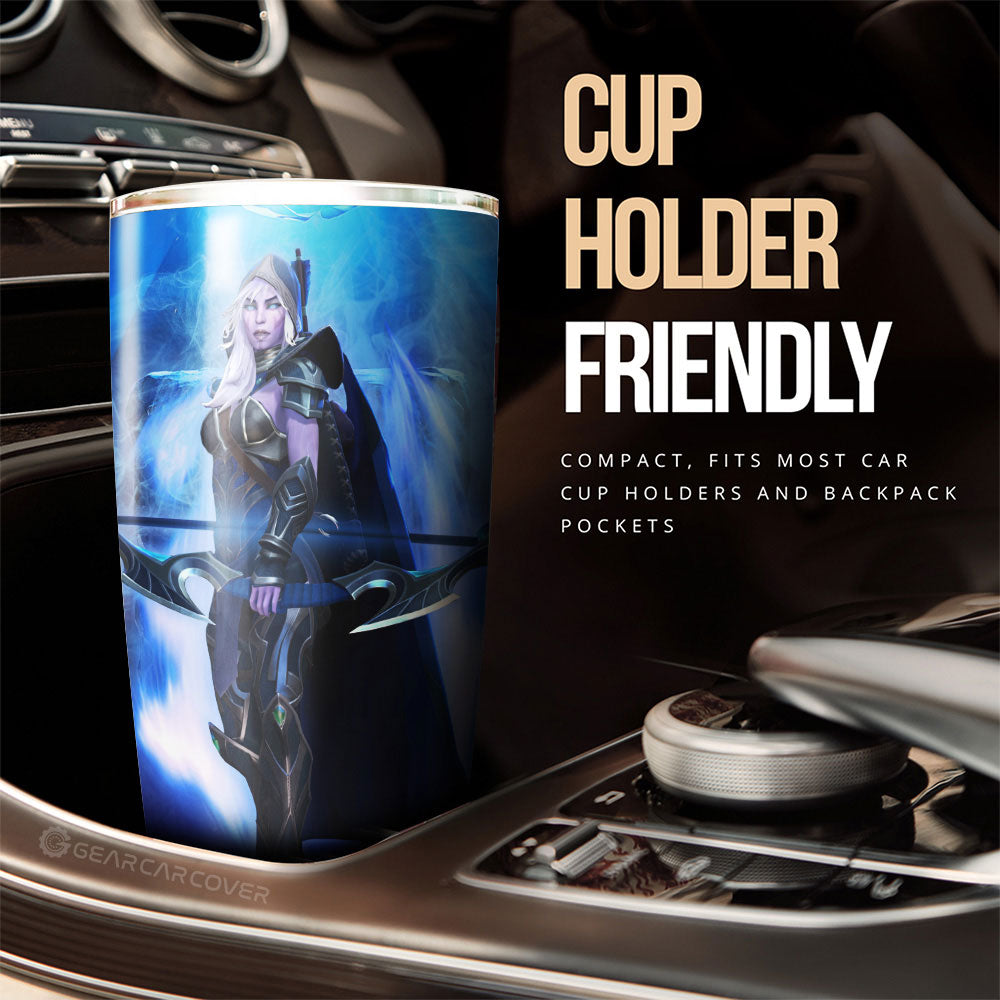 Drow Ranger Tumbler Cup Custom Car Accessories - Gearcarcover - 3