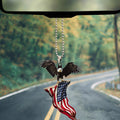 Eagle Car Ornament Acrylic US Flag Interior Accessories - Gearcarcover - 2