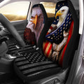 Eagle Car Seat Covers Custom American Flag Car Accessories - Gearcarcover - 4