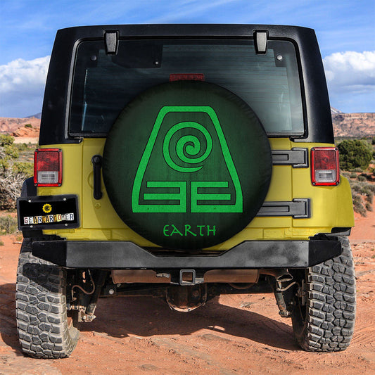 Earth Spare Tire Cover Custom Avatar The Last - Gearcarcover - 1