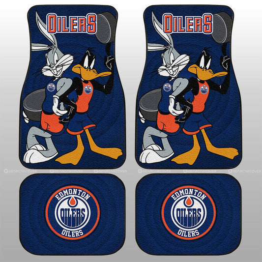 Edmonton Oilers Car Floor Mats Custom Car Accessories - Gearcarcover - 1