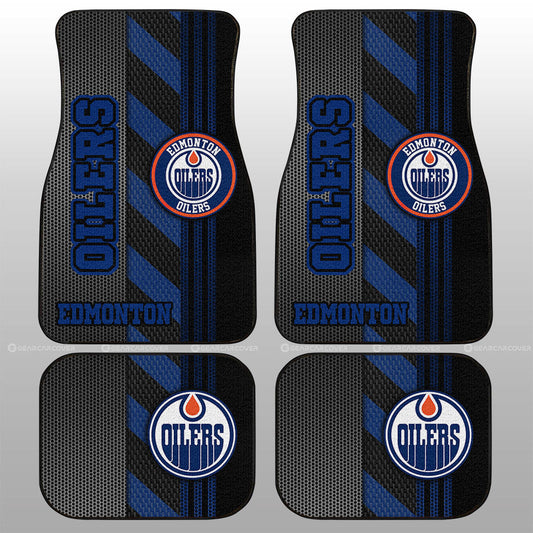 Edmonton Oilers Car Floor Mats Custom Car Accessories - Gearcarcover - 1
