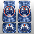 Edmonton Oilers Car Floor Mats Custom Tie Dye Car Accessories - Gearcarcover - 1