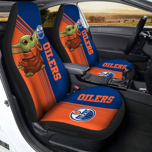 Edmonton Oilers Car Seat Covers Baby Yoda Car Accessories - Gearcarcover - 2